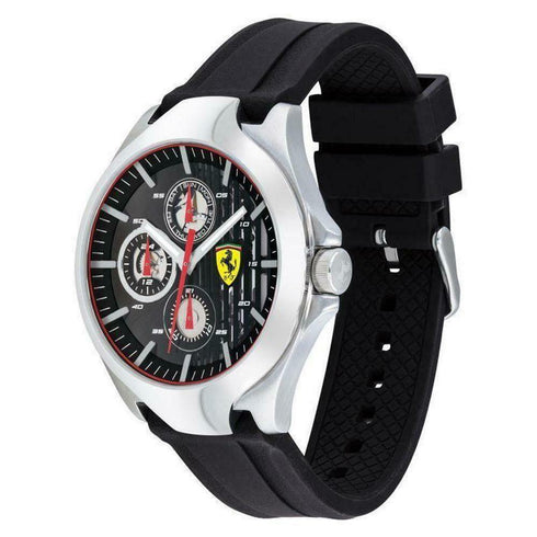 Orologio uomo Scuderia Ferrari FER0830510 Acciaio gomma nero Skeleton deal 5ATM | Gioiellitosti.it